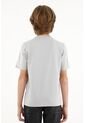 Camiseta Gris Manga Corta Para Niño de Tennis