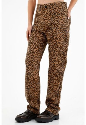 Pantalón De Animal Print Para Mujer