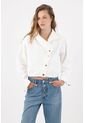 Tennis Chaqueta Con Textura En Relieve En Algodón Blanco Para Mujer de Tennis