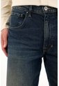 Tennis Jean Loose Con Roto Azul Oscuro Para Hombre de Tennis