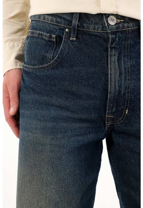 Tennis Jean Loose Con Roto Azul Oscuro Para Hombre