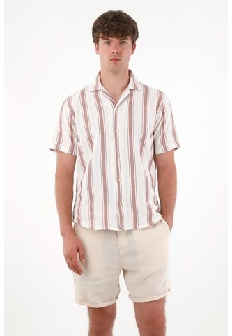 Tennis Camisa Con Diseño A Rayas Con Diseño Limpio Para Hombre Tennis