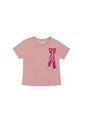 Camiseta Con Estampado Ballet Rosada Para Niña de Tennis