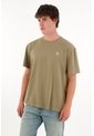 Tennis Camiseta Básica Estampada En Espalda Verde Para Hombre de Tennis