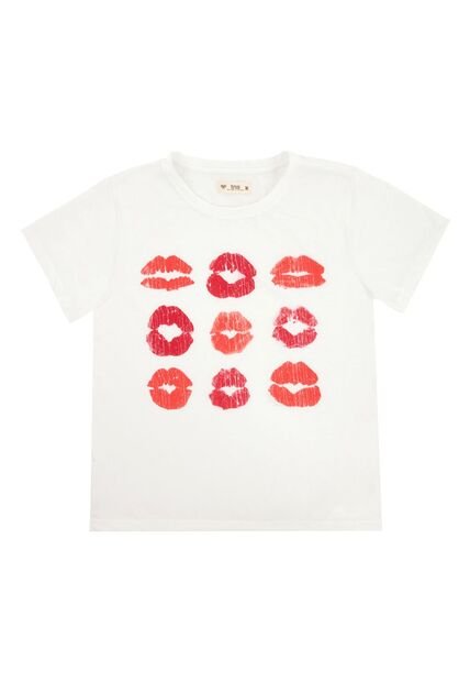 Camiseta Blanca Manga Corta Para Mujer