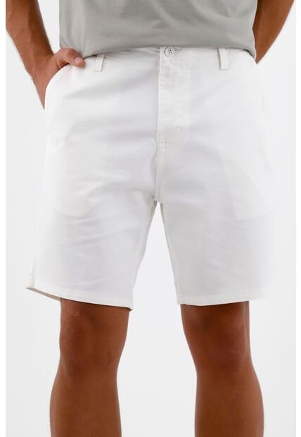 Bermuda Blanca Para Hombre