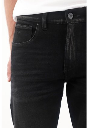 Tennis Jean Nudy Black Denim Para Hombre