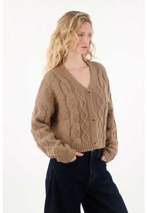 Tennis Buzo Tejido Con Botones Para Mujer