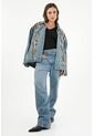 Jean Con Pretina Asimétrica Azul Para Mujer de Tennis