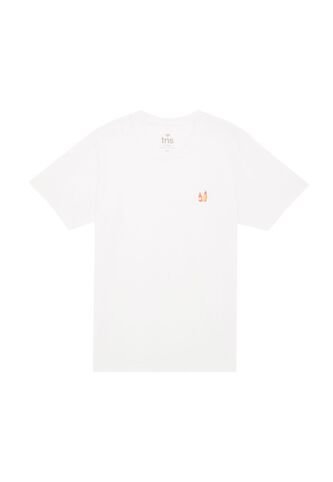 Tennis Camiseta Básica De Silueta Tradicional Blanca Para Hombre Tennis