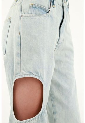 Jean Azul Tono Ice Para Mujer