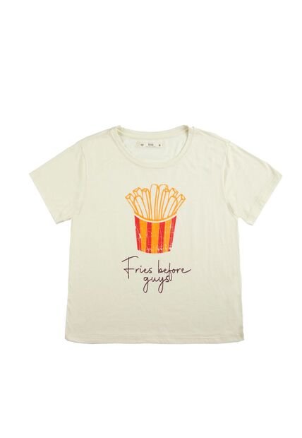 Tennis Camiseta Crudo Manga Corta Para Mujer