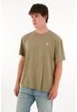 Tennis Camiseta Básica Estampada En Espalda Verde Para Hombre de Tennis