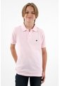 Polo Cuello Tejido Rosada Para Niño de Tennis