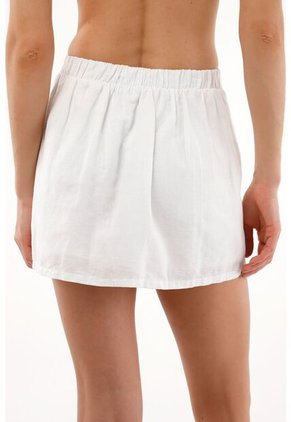 Tennis Falda Corta Con Manualidad Bordada Y Láser Para Mujer