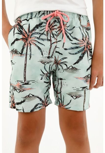 Pantaloneta De Baño Estampada Para Niño