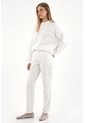 Tennis Buzo Con Flecos Y Apliques Crudo Para Mujer de Tennis