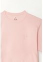 Camiseta Rosada Manga Corta Para Hombre de Tennis