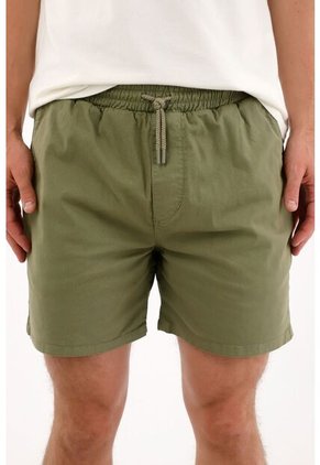 Tennis Bermuda En Dril Verde Para Hombre
