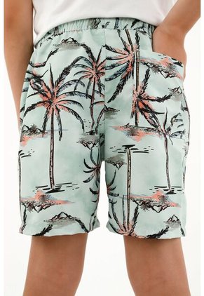 Pantaloneta De Baño Estampada Para Niño