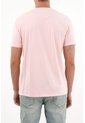 Camiseta Rosada Manga Corta Para Hombre de Tennis