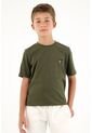 Camiseta Con Bordado Decorativo Verde Para Niño de Tennis