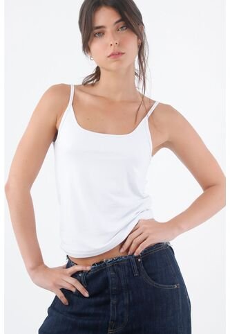 Tennis Camiseta De Tiras Blanca Para Mujer Tennis