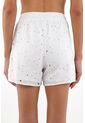 Tennis Bermuda En Ojalillo Blanca Para Mujer de Tennis