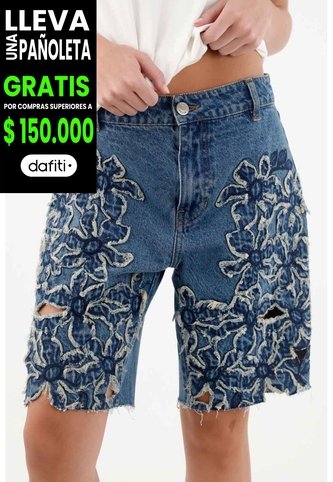 Tennis Bermuda Con Diseño Floral Para Mujer Tennis
