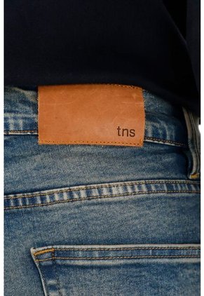 Tennis Jean Super Skinny Tiro Medio Azul Para Hombre