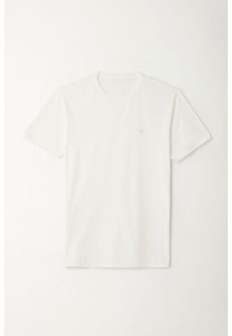 Tennis Camiseta Con Raqueta Bordada Crudo Para Hombre Tennis