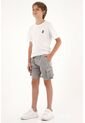 Bermuda Gris Tipo Cargo Para Niño de Tennis