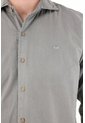 Tennis Camisa Manga Larga Gris De Silueta Ajustada Para Hombre de Tennis