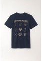 Tennis Camiseta Básica Azul Con Diseño Limpio Para Hombre de Tennis