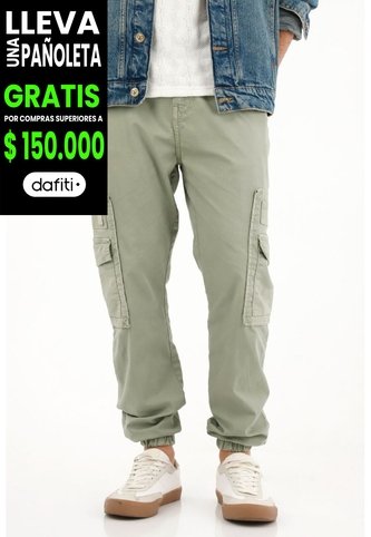 Tennis Pantalón Tipo Cargo Verde Para Hombre Tennis