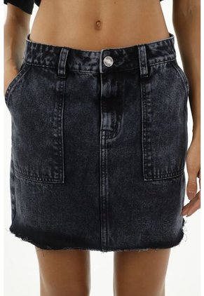 Falda Corta Negra Para Mujer