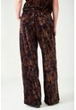 Tennis Pantalón Wide Leg En Terciopelo Café Para Mujer de Tennis