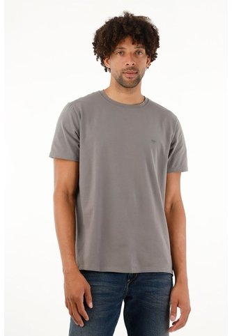 Tennis Camiseta Cuello Redondo Gris Para Hombre Tennis