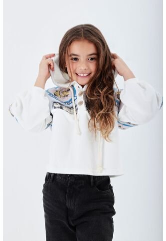 Buzo Color Crudo Para Niña Tennis