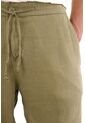 Tennis Pantalón Chino En 100% Lino Verde Para Hombre de Tennis