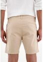 Bermuda Café Tipo Chino Para Hombre de Tennis