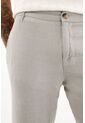 Tennis Pantalón Chino En 100% Lino Gris Para Hombre de Tennis