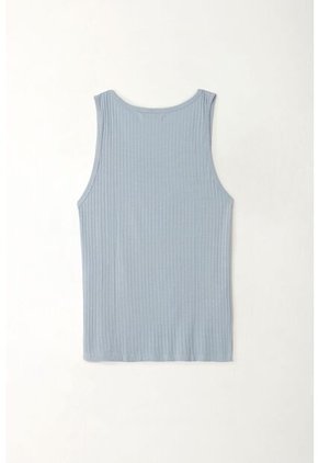 Tennis Camiseta Manga Sisa Azul Para Mujer