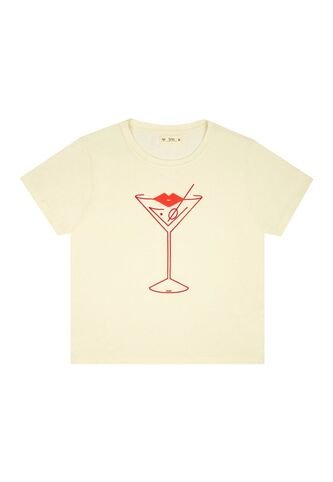 Tennis Camiseta Estampada Crudo Para Mujer Tennis