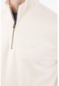 Tennis Buzo Regular Fit Con Media Cremallera En Algodón Beige Para Hombre de Tennis