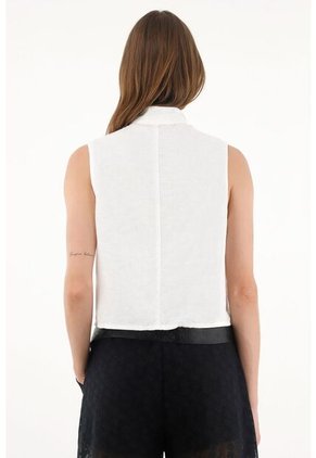 Tennis Chaleco De Tiras Y Bordados Para Mujer