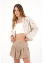 Tennis Falda De Silueta Fluida Con Bolero Café Para Mujer de Tennis