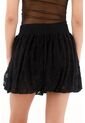 Tennis Falda Corta Abombachada Negra Para Mujer de Tennis