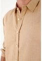 Tennis Camisa Para Hombre En Lino Arena Fit Regular Y Fresca de Tennis
