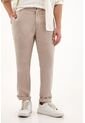 Tennis Pantalón Chino En 100% Lino Café Para Hombre de Tennis
